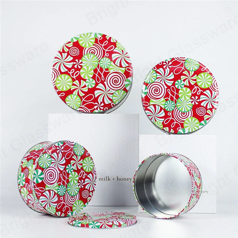 Custom Printed Design Wedding Cookie Candy Gift Packaging Tin Box