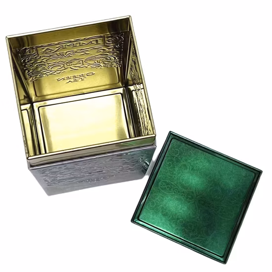 직사각형 금속 차 주석 음식 사탕 주석 상자를 포장하는 주문 인쇄 주석 콘테이너