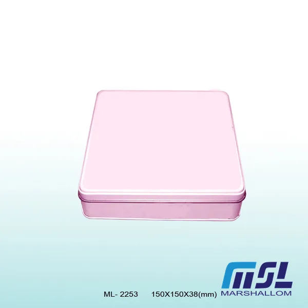 선물 통, 상자, 사탕, 선물 시계, 쿠키, 차, 밀폐 마개 뚜껑이 있는 향신료 포장을 위한 도매 맞춤형 고품질 식품 등급 사각 금속 통